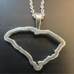 🆕Dayna Designs Sterling Silver South Carolina Necklace – .925 Quality Mark